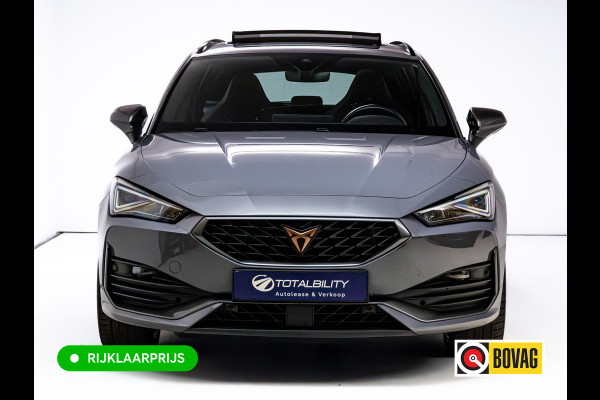 CUPRA Leon Sportstourer 1.4 e-Hybrid VZ Performance 245 PK | Pano dak | Elec. klep | Stoel- & stuurverw. | Travel assist | Camera | PDC V+A | DAB, Draadloze tel. alder, Sfeerverlichting