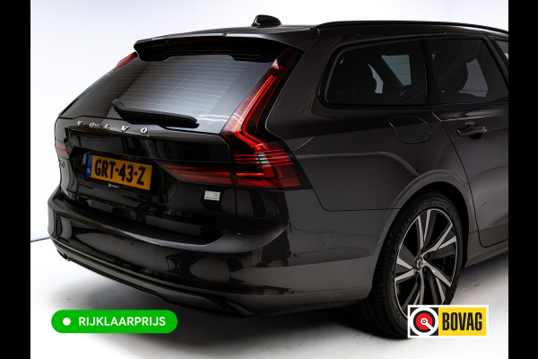 Volvo V90 2.0 T6 AWD R-Design | Pano | Trekhaak | Headup | Harman Kardon | Pilot assist | Stoel- & Stuurverwarming | 19"LMV, Extra getint glas, 1/2 leer/alcantara, PDC + Camera, Apple Carplay, Elec. achterklep