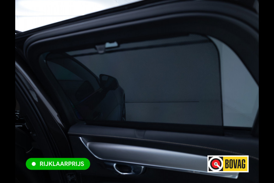 Volvo V90 2.0 T6 AWD R-Design | Pano | Trekhaak | Headup | Harman Kardon | Pilot assist | Stoel- & Stuurverwarming | 19"LMV, Extra getint glas, 1/2 leer/alcantara, PDC + Camera, Apple Carplay, Elec. achterklep