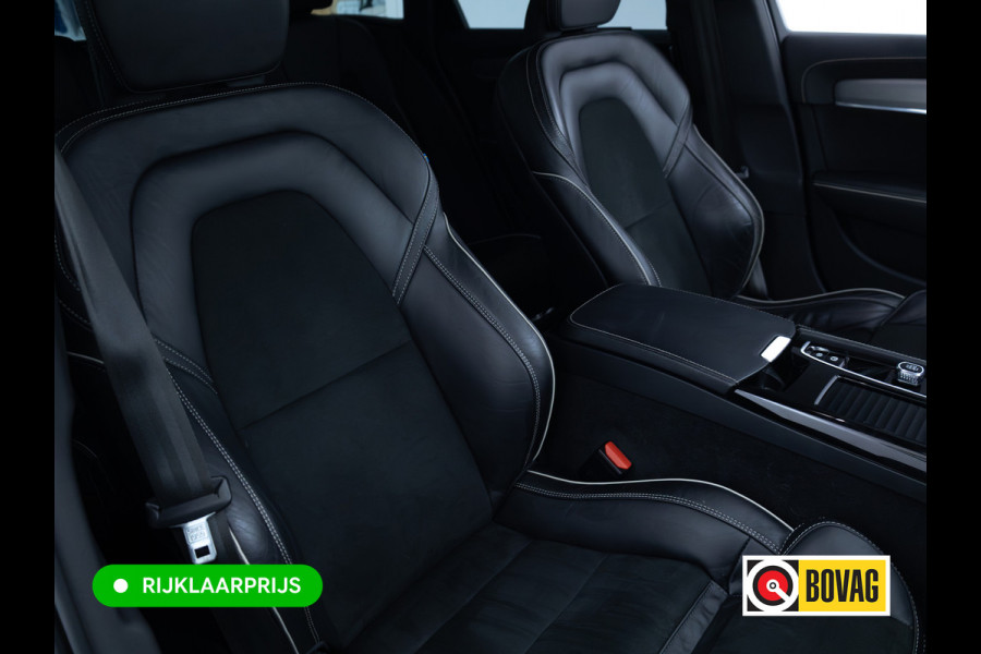 Volvo V90 2.0 T6 AWD R-Design | Pano | Trekhaak | Headup | Harman Kardon | Pilot assist | Stoel- & Stuurverwarming | 19"LMV, Extra getint glas, 1/2 leer/alcantara, PDC + Camera, Apple Carplay, Elec. achterklep