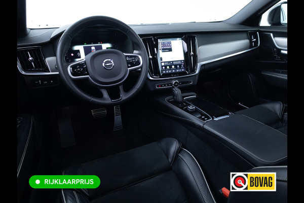 Volvo V90 2.0 T6 AWD R-Design | Pano | Trekhaak | Headup | Harman Kardon | Pilot assist | Stoel- & Stuurverwarming | 19"LMV, Extra getint glas, 1/2 leer/alcantara, PDC + Camera, Apple Carplay, Elec. achterklep