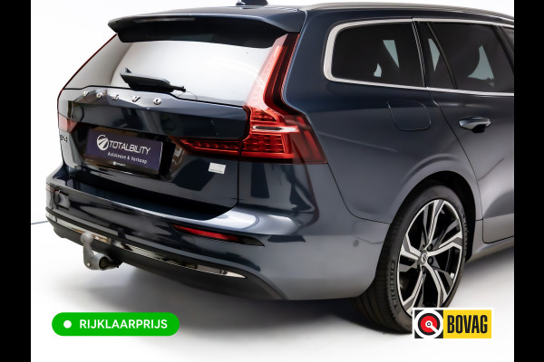Volvo V60 2.0 T8 Plug-in hybrid AWD Ultimate Bright | Bowers & Wilkins | Panorama dak | Trekhaak | Stoel- Stuur en achterbankverw. | Head-up, Pilot assist, Elec. achterklep, 360 Camera, Electrische stoelen met geheugen
