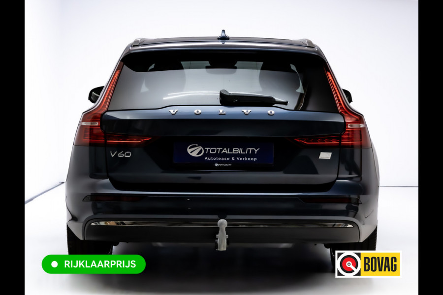 Volvo V60 2.0 T8 Plug-in hybrid AWD Ultimate Bright | Bowers & Wilkins | Panorama dak | Trekhaak | Stoel- Stuur en achterbankverw. | Head-up, Pilot assist, Elec. achterklep, 360 Camera, Electrische stoelen met geheugen