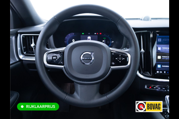 Volvo V60 2.0 T8 Plug-in hybrid AWD Ultimate Bright | Bowers & Wilkins | Panorama dak | Trekhaak | Stoel- Stuur en achterbankverw. | Head-up, Pilot assist, Elec. achterklep, 360 Camera, Electrische stoelen met geheugen