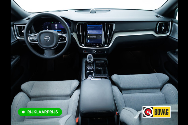 Volvo V60 2.0 T8 Plug-in hybrid AWD Ultimate Bright | Bowers & Wilkins | Panorama dak | Trekhaak | Stoel- Stuur en achterbankverw. | Head-up, Pilot assist, Elec. achterklep, 360 Camera, Electrische stoelen met geheugen