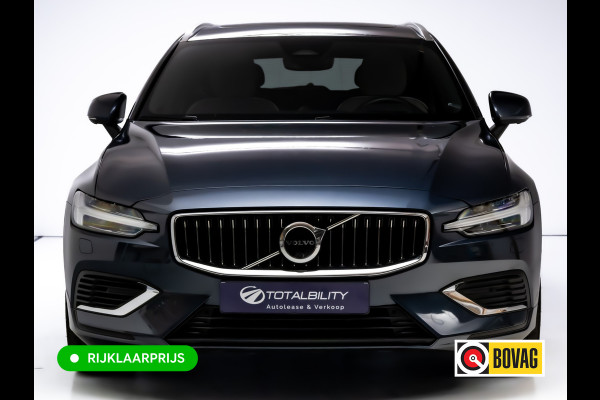 Volvo V60 2.0 T8 Plug-in hybrid AWD Ultimate Bright | Bowers & Wilkins | Panorama dak | Trekhaak | Stoel- Stuur en achterbankverw. | Head-up, Pilot assist, Elec. achterklep, 360 Camera, Electrische stoelen met geheugen