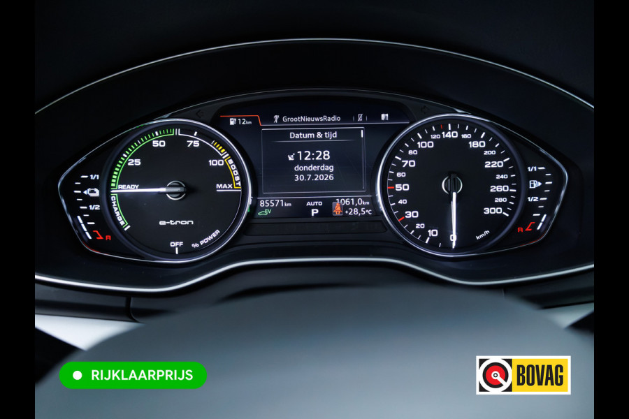 Audi Q5 50 TFSI e Quattro S-Line | Luchtvering | Elec. trekhaak | Adaptieve cruise | Memory stoel | 360 Camera | Elec. achterklep | Navigatie, DAB, Stoelverwarming, Parkeerassistent, PDC V+A