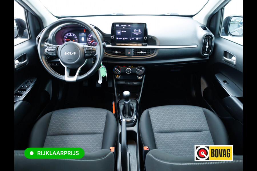Kia Picanto 1.0 DPi DynamicLine | Apple Carplay | Camera | Cruise control | Airco | DAB | BT Tel. | Zwart | Rijklaarprijs incl. 6 maanden garantie