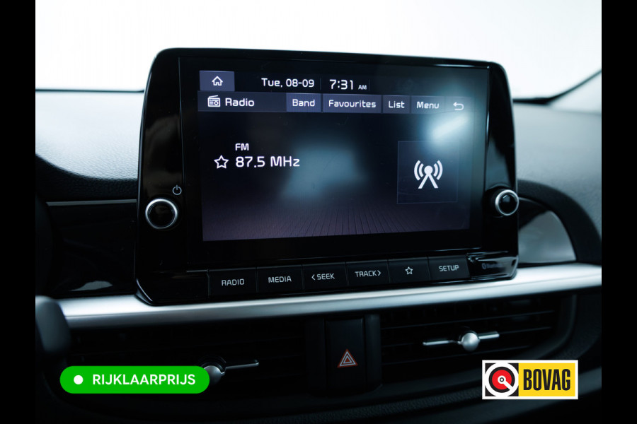 Kia Picanto 1.0 DPi DynamicLine | Apple Carplay | Camera | Cruise control | Airco | DAB | BT Tel. | Zwart | Rijklaarprijs incl. 6 maanden garantie