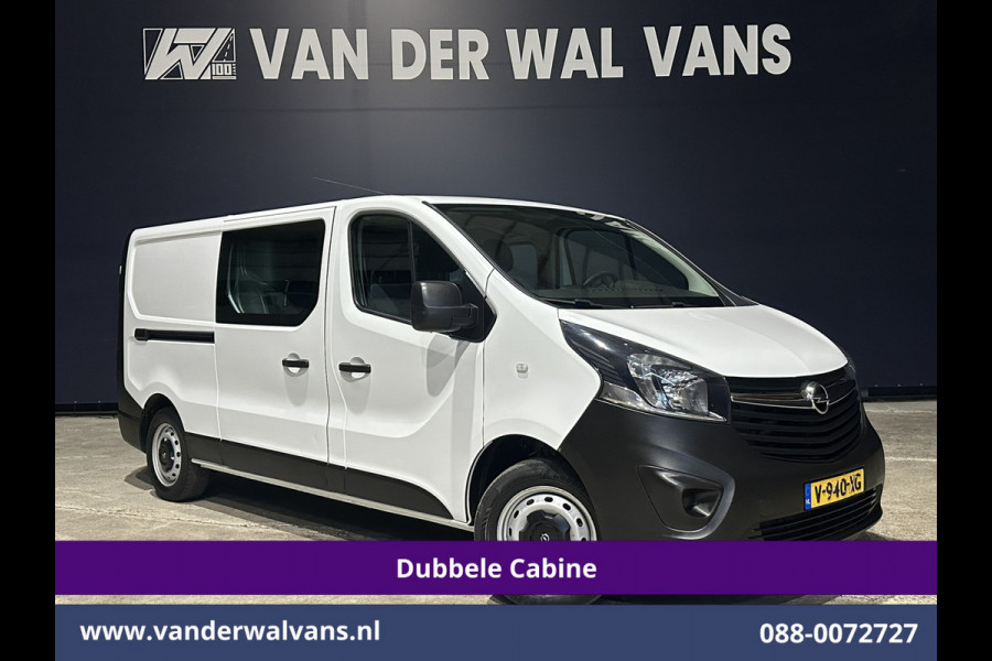 Opel Vivaro 1.6 CDTI 126pk L2H1 Dubbele Cabine Euro6 Airco | 6-Zits | LED | Cruisecontrol Trekhaak