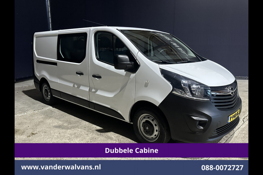 Opel Vivaro 1.6 CDTI 126pk L2H1 Dubbele Cabine Euro6 Airco | 6-Zits | LED | Cruisecontrol Trekhaak