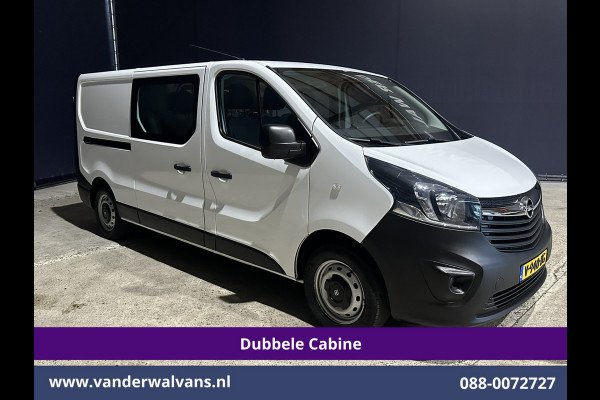 Opel Vivaro 1.6 CDTI 126pk L2H1 Dubbele Cabine Euro6 Airco | 6-Zits | LED | Cruisecontrol Trekhaak
