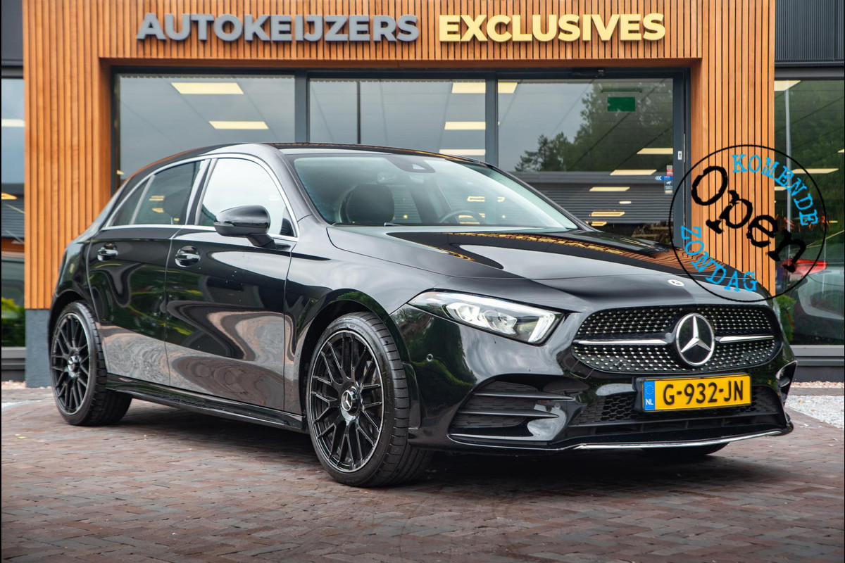 Mercedes-Benz A-Klasse 180 Business Solution AMG Ambient Cruise Navigatie Camera Sportstoelen Leer LED 19" LMV