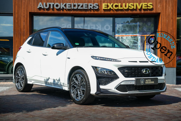 Hyundai Kona 1.6 T-GDI N-Line Camera Stoelvent. Stuurverw DAB+ Navigatie Keyless 200pk! N Line