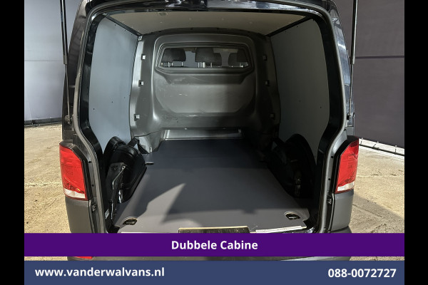 Volkswagen Transporter 2.0 TDI 150pk Automaat L2H1 Dubbele Cabine Euro6 Airco | 6-Zits | Camera | Navigatie | Apple Carplay | Cruisecontrol Android Auto, Stoelverwarming, 2500kg Trekhaak, Achterklep