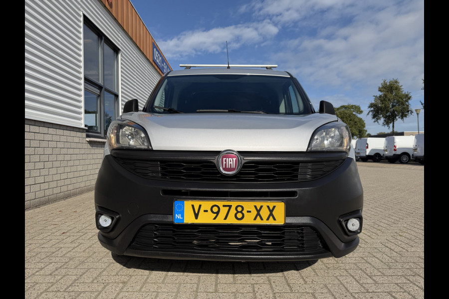 Fiat Doblò Cargo 1.3 MJ L1H1 Actual / vaste prijs rijklaar € 6950 ex btw / lease vanaf € 117 / euro 6 / bpm vrij / airco / trekhaak / schuifdeur / zilver metallic !