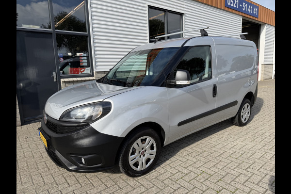 Fiat Doblò Cargo 1.3 MJ L1H1 Actual / vaste prijs rijklaar € 6950 ex btw / lease vanaf € 117 / euro 6 / bpm vrij / airco / trekhaak / schuifdeur / zilver metallic !