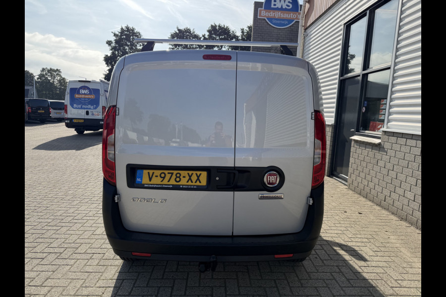 Fiat Doblò Cargo 1.3 MJ L1H1 Actual / vaste prijs rijklaar € 6950 ex btw / lease vanaf € 117 / euro 6 / bpm vrij / airco / trekhaak / schuifdeur / zilver metallic !