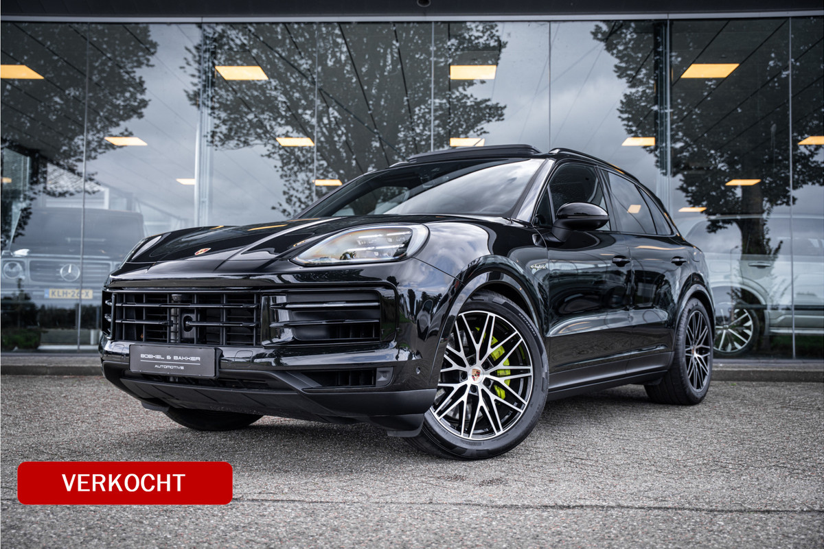 Porsche Cayenne 3.0 S E-Hybrid (519pk) ** Panodak ** InnoDrive ** Trekhaak ** HUD ** PDLS+ ** 4-wielsturing ** BOSE ** Surround View