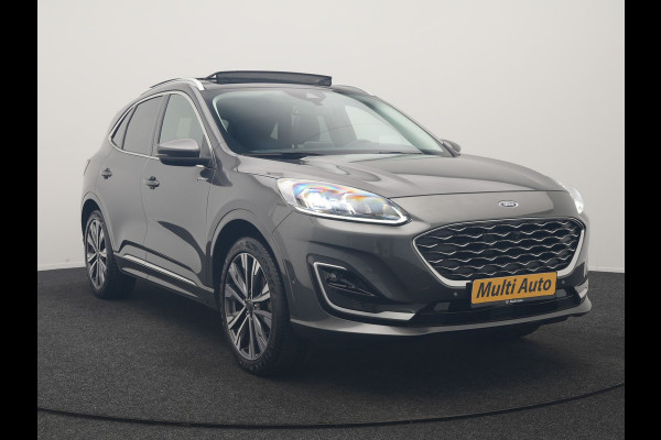 Ford Kuga 2.5 Vignale PHEV 225pk Dealer O.H. | Trekhaak Af Fabriek | Panodak | Adaptive Cruise | Head Up | 360 Camera | Bang & Olufsen | Lederen Comfortstoelen Memory & Verwarmd | Stuur Verwarmd | Apple Carplay | Blis | Keyless | DAB | Navigatie | 20"L.M | Plug In Hybrid |