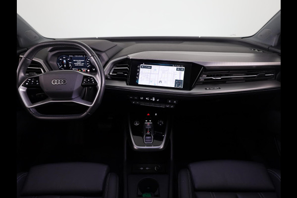 Audi Q4 e-tron 40 Launch edition Advanced Plus 77 kWh 204pk | Panoramadak | Trekhaak | Lederen bekleding | Apple Carplay/Android Auto | Cruise control adaptief | Warmtepomp |