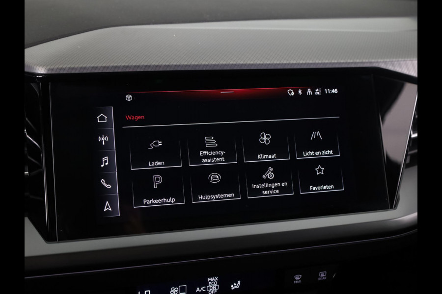Audi Q4 e-tron 40 Launch edition Advanced Plus 77 kWh 204pk | Panoramadak | Trekhaak | Lederen bekleding | Apple Carplay/Android Auto | Cruise control adaptief | Warmtepomp |