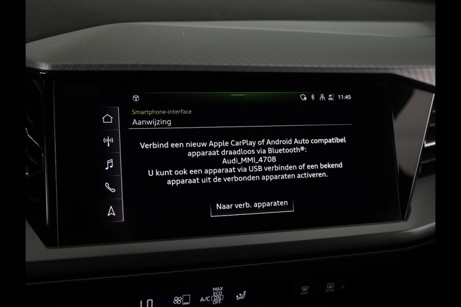 Audi Q4 e-tron 40 Launch edition Advanced Plus 77 kWh 204pk | Panoramadak | Trekhaak | Lederen bekleding | Apple Carplay/Android Auto | Cruise control adaptief | Warmtepomp |
