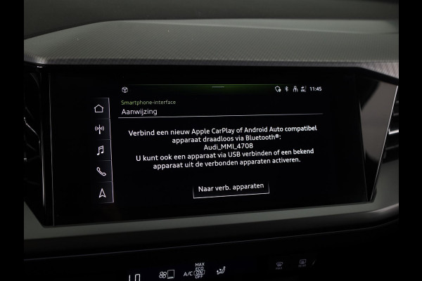 Audi Q4 e-tron 40 Launch edition Advanced Plus 77 kWh 204pk | Panoramadak | Trekhaak | Lederen bekleding | Apple Carplay/Android Auto | Cruise control adaptief | Warmtepomp |