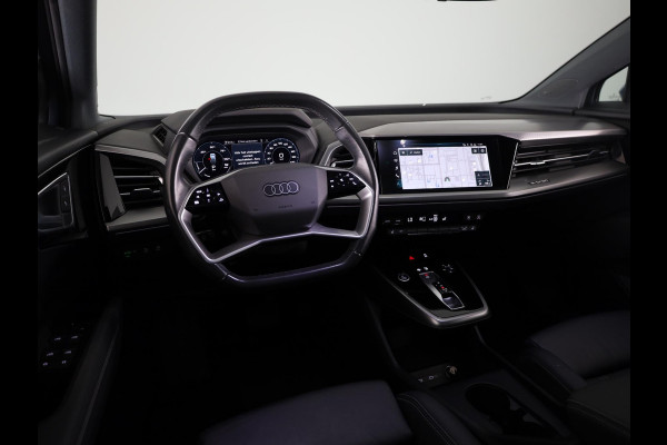 Audi Q4 e-tron 40 Launch edition Advanced Plus 77 kWh 204pk | Panoramadak | Trekhaak | Lederen bekleding | Apple Carplay/Android Auto | Cruise control adaptief | Warmtepomp |