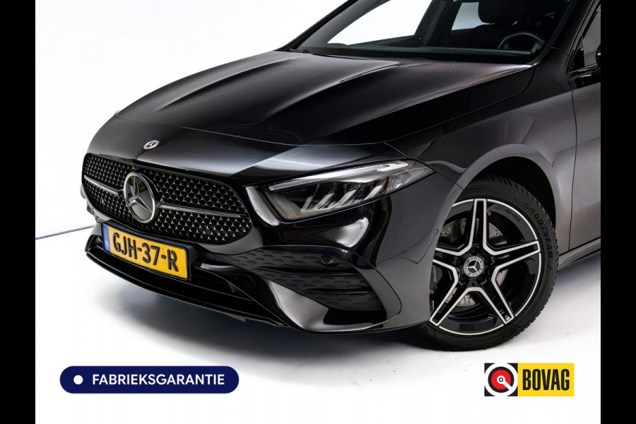 Mercedes-Benz A-Klasse 250 e Star Edition AMG Line Night Facelift | Adap. Cruise | Stoelverw. | Sfeerverlichting | Navigatie | App. connect | Camera, Dodehoek waarschuwing, All season banden