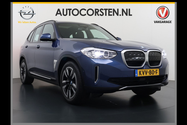 BMW iX3 Panoramadak SOH 99% Leder Adap.Cruise Camera Apple Carplay Android Auto 3-Zone Ecc Executive 80kWh Elek.Achterklep Adaptief onderstel Stoelverwarming Pdc Lmv Led Elek.Stoelen Isofix Bluetooth