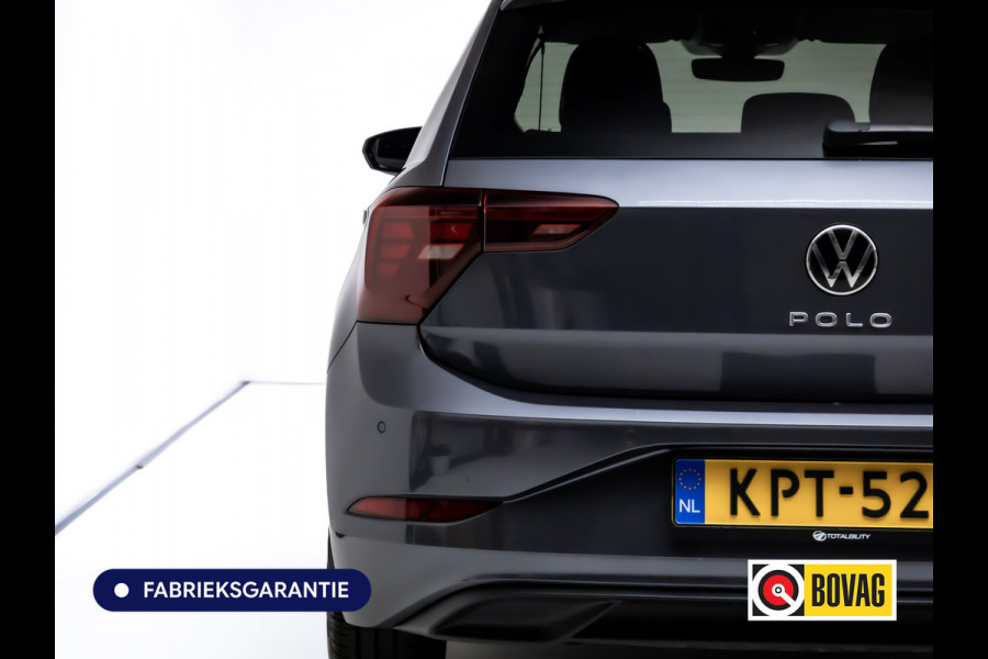 Volkswagen Polo 1.0 TSI Business Edition Automaat | Camera | Cruise | PDC V+A | Airco | App-connect Privacy glas, Grootlicht assistent, Digitaal dashboard, 15 inch LMV