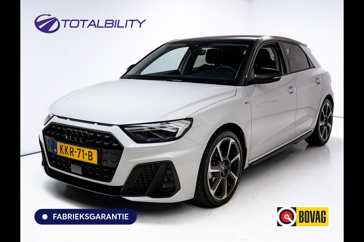 Audi A1 Sportback 30 TFSI S edition 116 PK | 18" velgen | Led | Camera | Cruise | App. connect | Climate control | Sfeerverlichting, DAB, Afgevlakt stuurwiel, Extra getint glas