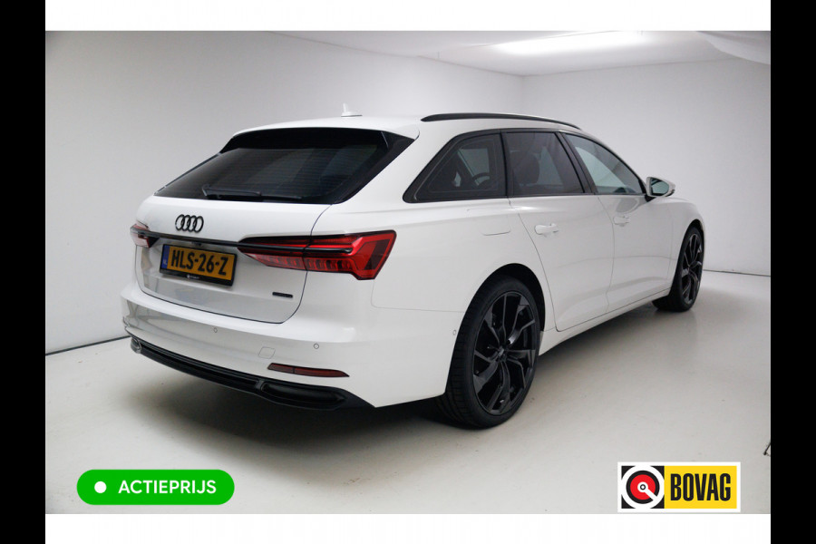 Audi A6 Avant 50 TFSI e quattro | 21 inch | Elec. achterklep | 360 camera | Sfeerverlichting Navigatie, Stoelverwarming, Lane assist, App-connect