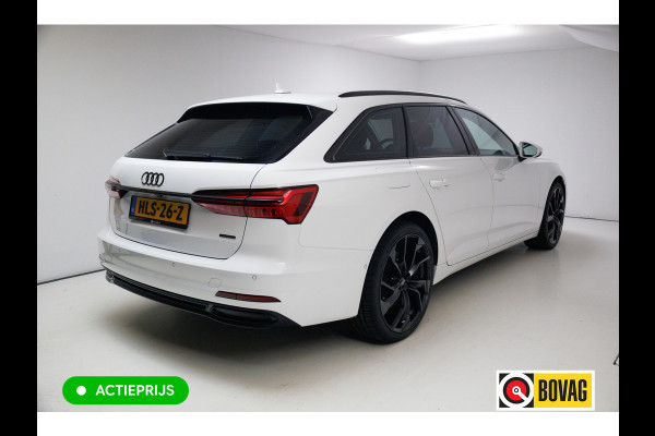Audi A6 Avant 50 TFSI e quattro | 21 inch | Elec. achterklep | 360 camera | Sfeerverlichting Navigatie, Stoelverwarming, Lane assist, App-connect