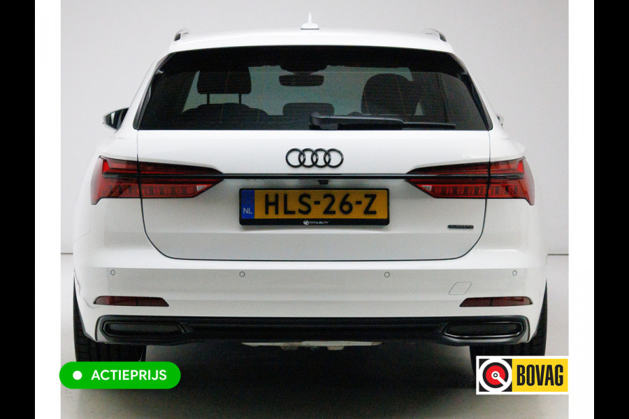 Audi A6 Avant 50 TFSI e quattro | 21 inch | Elec. achterklep | 360 camera | Sfeerverlichting Navigatie, Stoelverwarming, Lane assist, App-connect