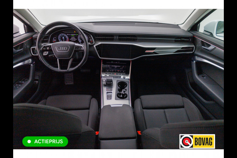 Audi A6 Avant 50 TFSI e quattro | 21 inch | Elec. achterklep | 360 camera | Sfeerverlichting Navigatie, Stoelverwarming, Lane assist, App-connect