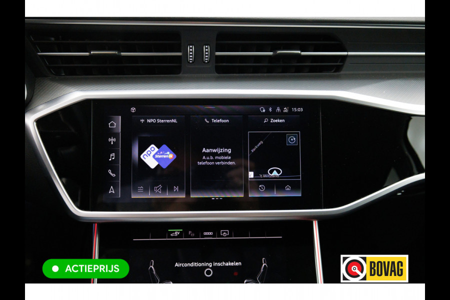 Audi A6 Avant 50 TFSI e quattro | 21 inch | Elec. achterklep | 360 camera | Sfeerverlichting Navigatie, Stoelverwarming, Lane assist, App-connect