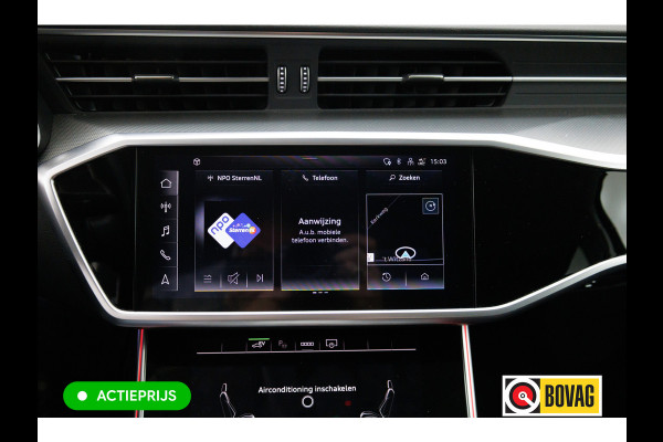 Audi A6 Avant 50 TFSI e quattro | 21 inch | Elec. achterklep | 360 camera | Sfeerverlichting Navigatie, Stoelverwarming, Lane assist, App-connect