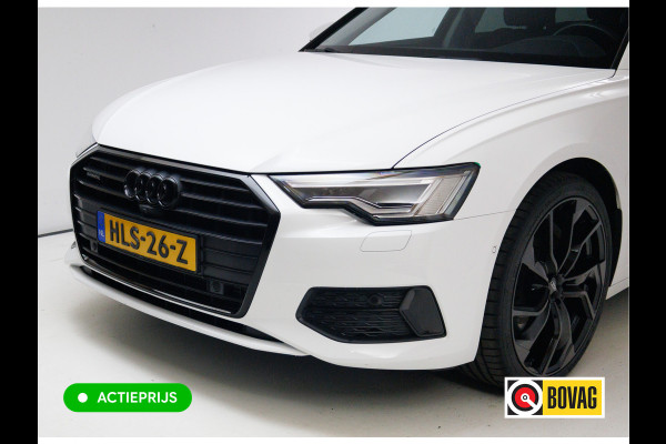 Audi A6 Avant 50 TFSI e quattro | 21 inch | Elec. achterklep | 360 camera | Sfeerverlichting Navigatie, Stoelverwarming, Lane assist, App-connect
