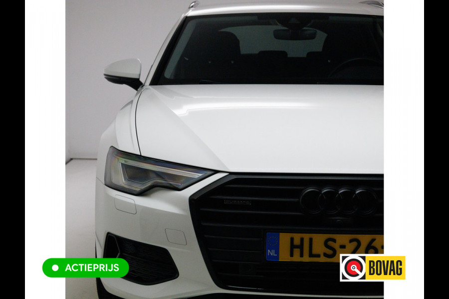 Audi A6 Avant 50 TFSI e quattro | 21 inch | Elec. achterklep | 360 camera | Sfeerverlichting Navigatie, Stoelverwarming, Lane assist, App-connect