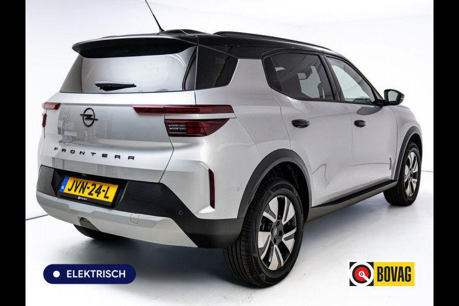 Opel Frontera Electric GS 44 kWh | Stoel- Stuur- & voorruitverw. | Camera | PDC V+A | Cruise | Rijklaarprijs, tot 8 jaar garantie! | Two Tone, 17" LMV, Navigatie, Dode hoek detectie, Carplay, Technologie GS pakket, NL auto