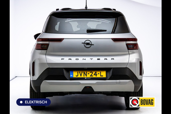 Opel Frontera Electric GS 44 kWh | Stoel- Stuur- & voorruitverw. | Camera | PDC V+A | Cruise | Rijklaarprijs, tot 8 jaar garantie! | Two Tone, 17" LMV, Navigatie, Dode hoek detectie, Carplay, Technologie GS pakket, NL auto