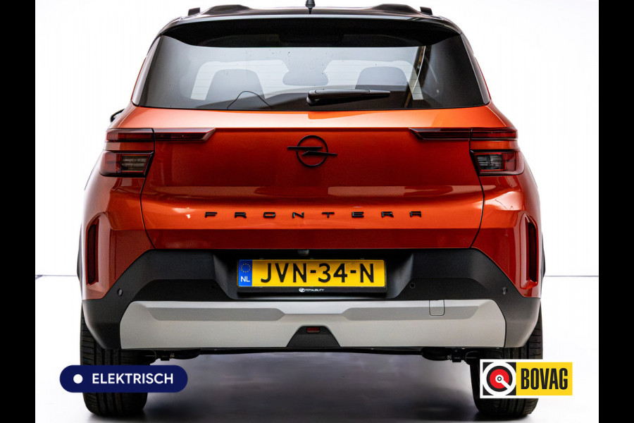 Opel Frontera Electric GS 44 kWh | Stoel- Stuur- & voorruitverw. | Camera | PDC V+A | Cruise | Rijklaarprijs, tot 8 jaar garantie! | Two Tone, 17" LMV, Navigatie, Dode hoek detectie, Carplay, Technologie GS pakket, NL auto