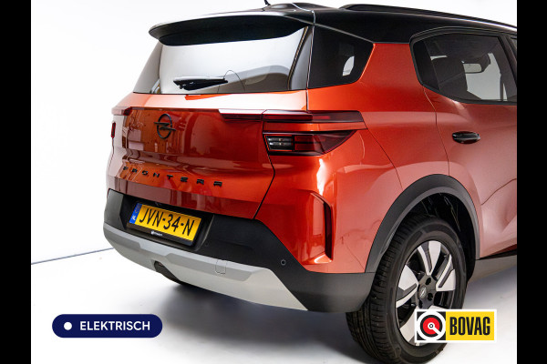 Opel Frontera Electric GS 44 kWh | Stoel- Stuur- & voorruitverw. | Camera | PDC V+A | Cruise | Rijklaarprijs, tot 8 jaar garantie! | Two Tone, 17" LMV, Navigatie, Dode hoek detectie, Carplay, Technologie GS pakket, NL auto