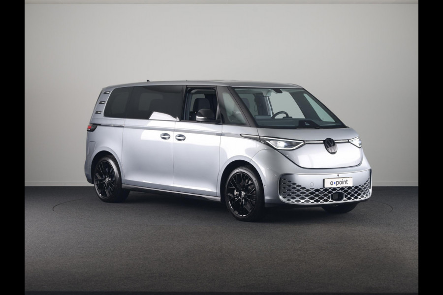Volkswagen ID. Buzz Pro Bulli Limited Edition 86 kWh LWB 286 pk | 7-persoons | Rondomzicht camera | 21 Inch | Elektr. achterklep | Matrix LED koplampen | Parkeersensoren (Park assist)