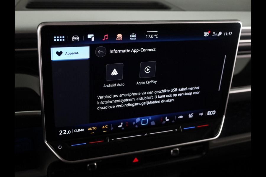 Volkswagen ID. Buzz Pro Bulli Limited Edition 86 kWh LWB 286 pk | 7-persoons | Rondomzicht camera | 21 Inch | Elektr. achterklep | Matrix LED koplampen | Parkeersensoren (Park assist)
