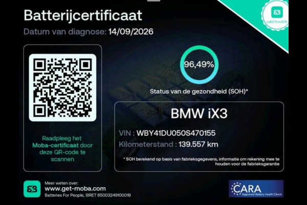 BMW iX3 High Executive 80 kWh 96% SOH SHADOW LCI FACELIFT M SPORT