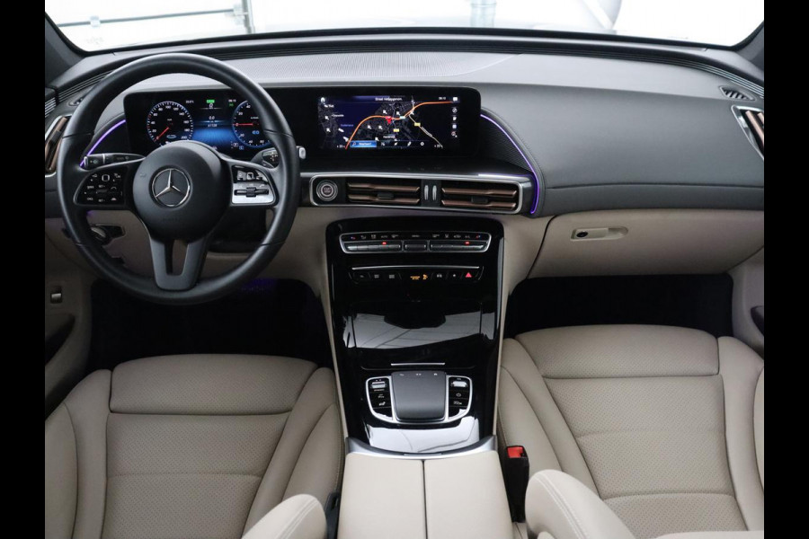 Mercedes-Benz EQC 400 4MATIC Business Solution Luxury 80 kWh | SOH 96.9% | Panoramdak | Leder | Adaptive cruise | Carplay | Sfeerverlichting | Burnmester Surround | Full LED | Stoelverwarming | Camera | Park assist |