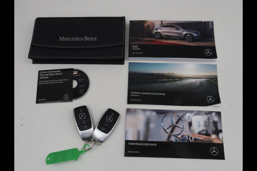 Mercedes-Benz EQC 400 4MATIC Business Solution Luxury 80 kWh | SOH 96.9% | Panoramdak | Leder | Adaptive cruise | Carplay | Sfeerverlichting | Burnmester Surround | Full LED | Stoelverwarming | Camera | Park assist |
